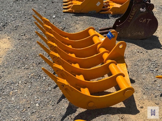 Mini Excavator 47 Root Rake Attachment