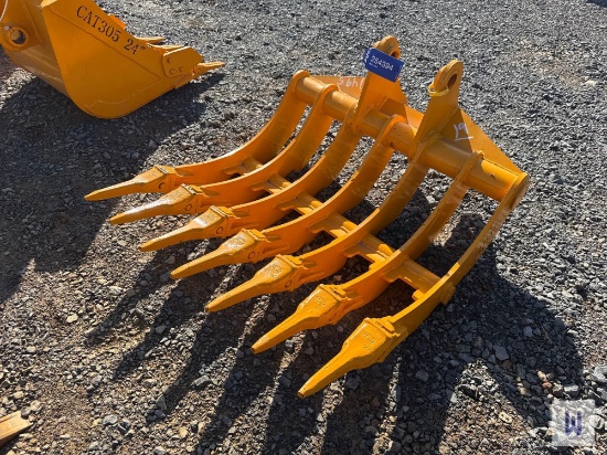 Mini Excavator 32 Root Rake Attachment