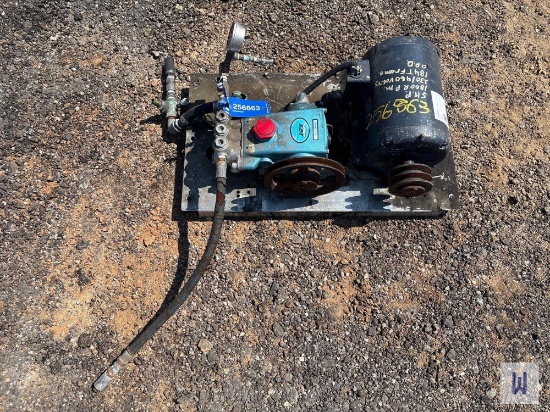 CAT PUMP 310 W/ ELECTRIC MOTOR, SN:N/A
