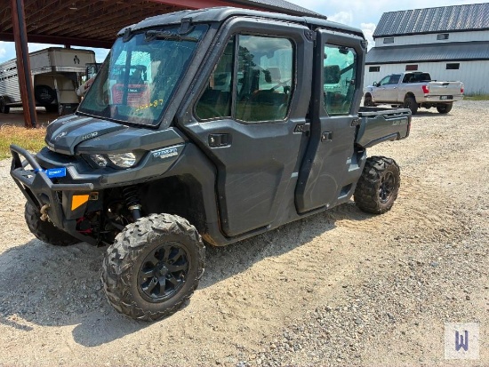 2022 CAN-AM DEFENDER MAX LIMITED HD10 UTV, VIN # 3JBUUAX48NK000867