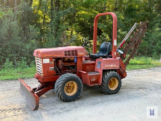 DITCH WITCH 3500 RIDE ON TRENCHER, SN-UNKNOWN