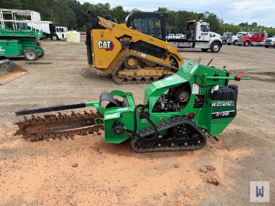 2022 VERMEER RTX250 WALK BEHIND TRENCHER, SN-1VRD070DCN1002872