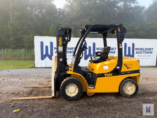 YALE GDP080V ROUGH TERRAIN FORKLIFT, SN-K813V04309S