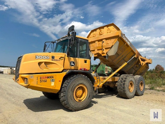 2013 JOHN DEERE 300D SERIES II OFF ROAD DUMP TRUCK, SN-1DW300DXADE653163
