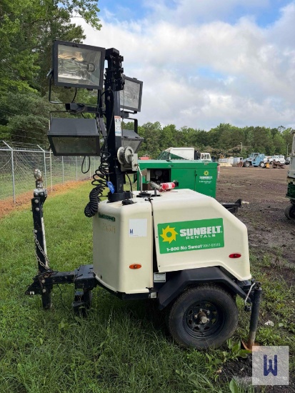 2018 TEREX RL4 TOWABLE LIGHT PLANT, SN:RL4J-8344 **NO TITLE, INVOICE ONLY**