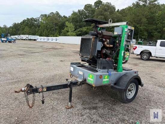 2019 POWER TECHNIQUE NORTH AMERICA PAS100HFYD TOWABLE DEWATERING PUMP, SN-HOP065583 **NO TITLE,