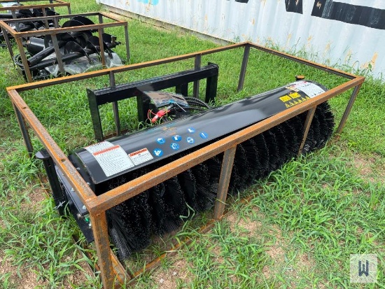 2026 MOWER KING SSAB72 SKID STEER ANGLE BROOM, SN-SSAB7226042801E
