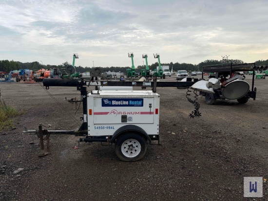 MAGNUM MLT3060KMH TOWABLE LIGHT PLANT, SN-080829 **NO TITLE, INVOICE ONLY**