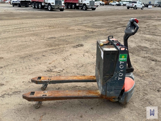 2019 TOYOTA 8HBW23 ELECTRIC WALKIE PALLET JACK, SN-39455