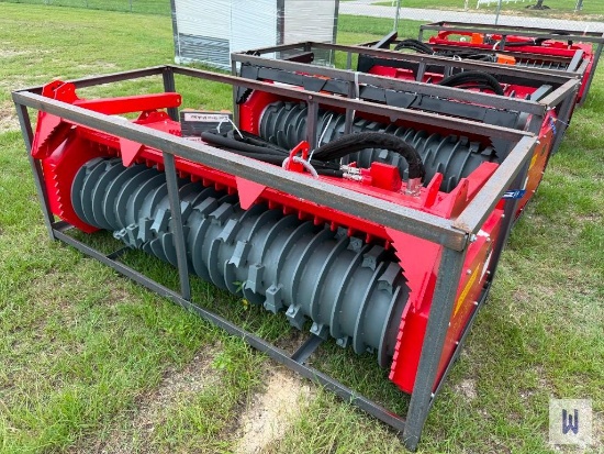 2026 RAYTREE RMBD72 HYDRAULIC SKID STEER DRUM MULCHER ATTACHMENT, SN-DRM202605142465