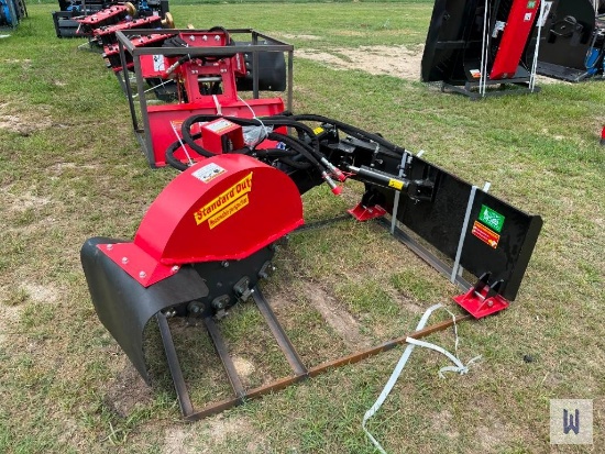 2026 RAYTREE RMSG29 HYDRAULIC SKID STEER STUMP GRINDER ATTACHMENT, SN-SG202605141355