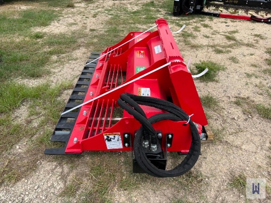 2026 RAYTREE RMLL60 HYDRAULIC SKID STEER POWER RAKE LAND LEVELER ATTACHMENT, SN-LL20260514404