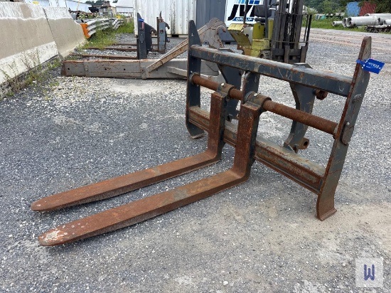 PALADIN/JRB 60 Q/C WHEEL LOADER FORKS ATTACHMENT, SN:J000106068-1