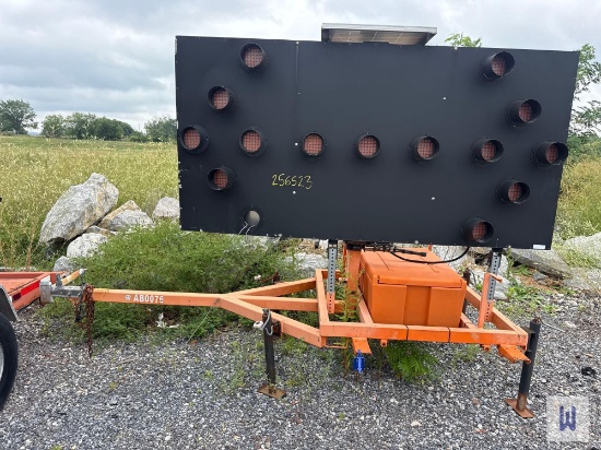 VER-MAC TOWABLE ARROW BOARD, SN-UNKNOWN **NO TITLE, INVOICE ONLY**