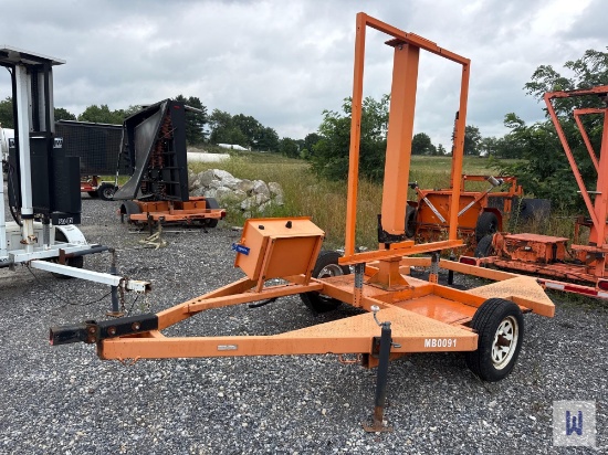VER-MAC SINGLE AXLE TOWABLE MESSAGE BOARD TRAILER **NO TITLE, INVOICE ONLY**