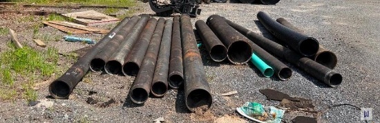 LOT OF 13+/- VARIOUS SIZE DUCTILE IRON PIPE