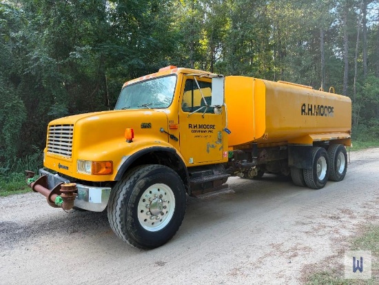 1993 INTERNATIONAL F-4900 TANDEM AXLE WATER TRUCK, VIN # 1HTSHPPR4PH519050