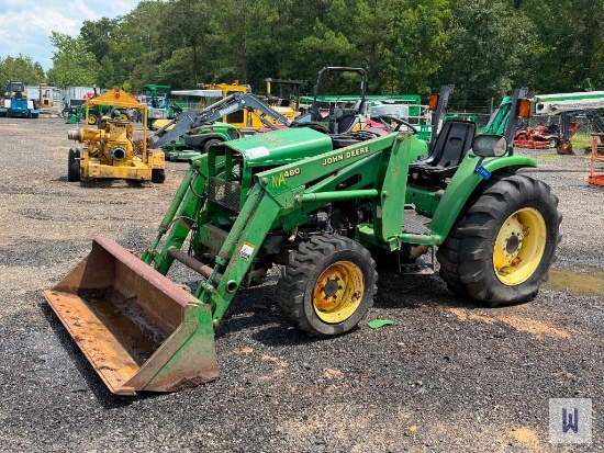 JOHN DEERE 4600 COMPACT UTILITY TRACTOR, SN-LV4600H366139 **PARTS UNIT**