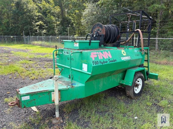FINN T60TSB-33 TOWABLE HYDROSEEDER, SN:MD-2400 **NO TITLE, INVOICE ONLY**