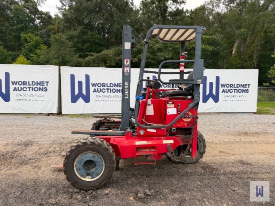 2004 MOFFETT M5500N4W PIGGYBACK FORKLIFT, SN-D380027
