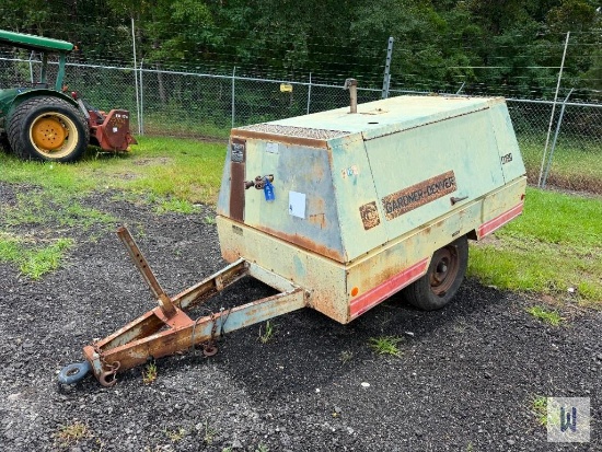 GARDNER-DENVER D190 TOWABLE AIR COMPRESSOR, SN-1904151 **NO TITLE, INVOICE ONLY**