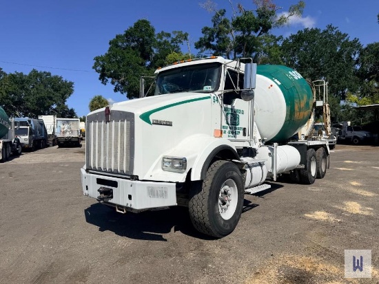 2013 KENWORTH T800 MIXER TRUCK, VIN # 1NKDL70X5DJ358997