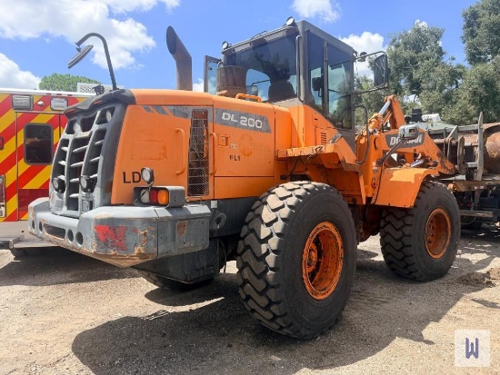 2013 DOOSAN DL200-3 WHEEL LOADER, SN-DWGCWLAVCD1010061