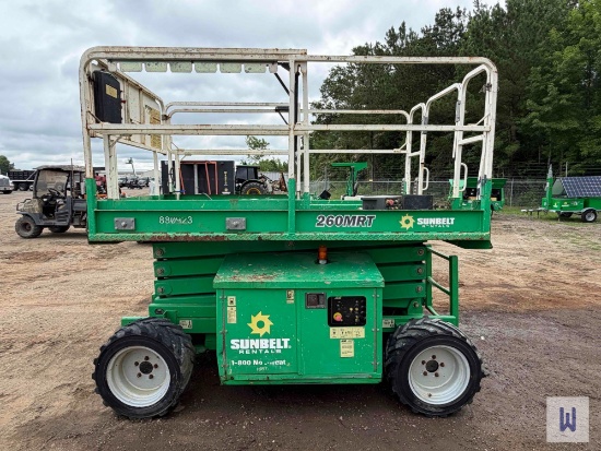 2016 JLG 260MRT ROUGH TERRAIN SCISSOR LIFT, SN-0200256543