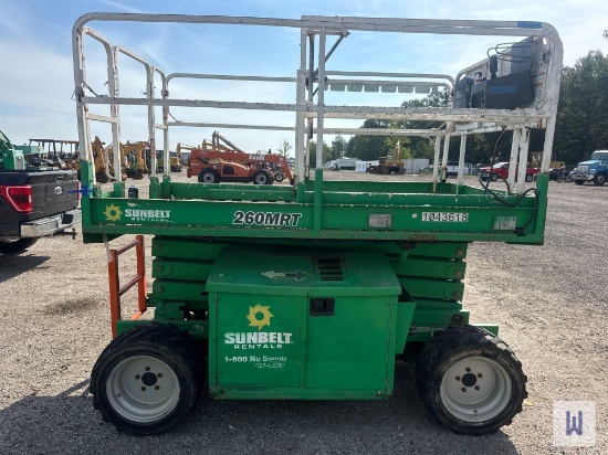 2017 JLG 260MRT ROUGH TERRIAN SCISSOR LIFT, SN-0200266538