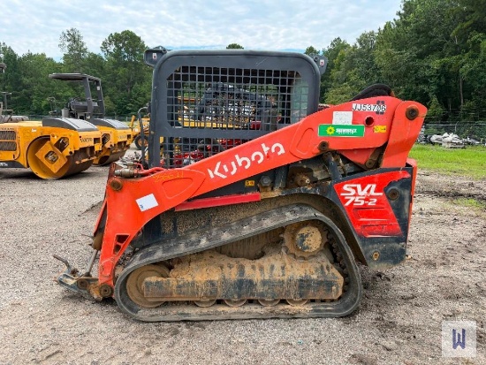 2021 KUBOTA SVL75-2 SKID STEER LOADER, SN-KBCZ052CCL1K53706 **NON-RUNNER**