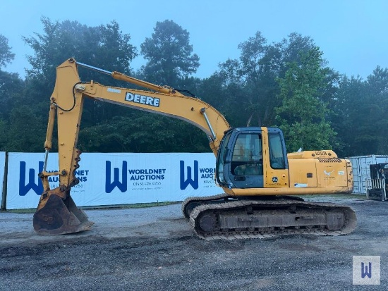 2005 JOHN DEERE 200C LC HYDRAULIC EXCAVATOR, SN-FF200CX504574