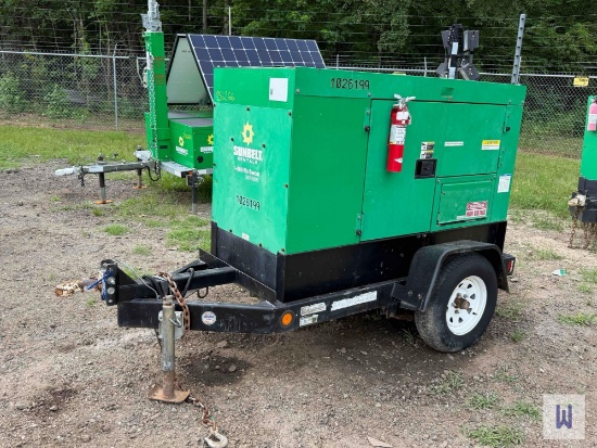2017 MULTIQUIP WHISPERWATT 20KW TOWABLE GENERATOR, SN-7153711 **NO TITLE, INVOICE ONLY**