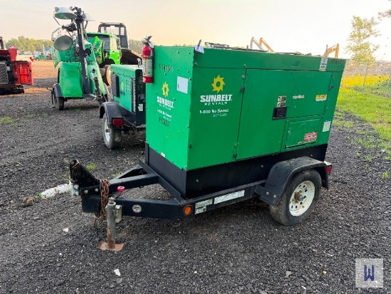 2016 MULTIQUIP WHISPERWATT 20KW TOWABLE GENERATOR, SN-7152476 **NO TITLE, INVOICE ONLY**