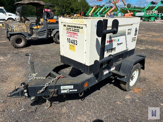 MULTIQUIP WHISPERWELD DLW-400ESA4 WELDER GENERATOR, SN-5858843 **NO TITLE, INVOICE ONLY**