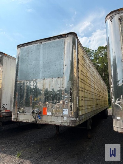 1987 GREAT DANE 48x96 REEFER TRAILER, VIN-1GRAA9625HB087009 **NO TITLE, INVOICE ONLY**