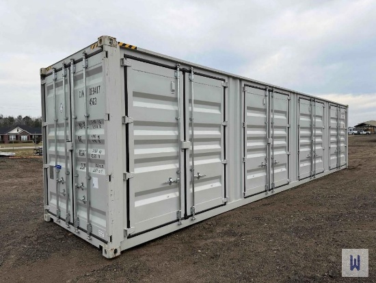 2025 CIMC 40' HIGH CUBE MULTI DOOR SHIPPING CONTAINER, ID# TCSE25S2997
