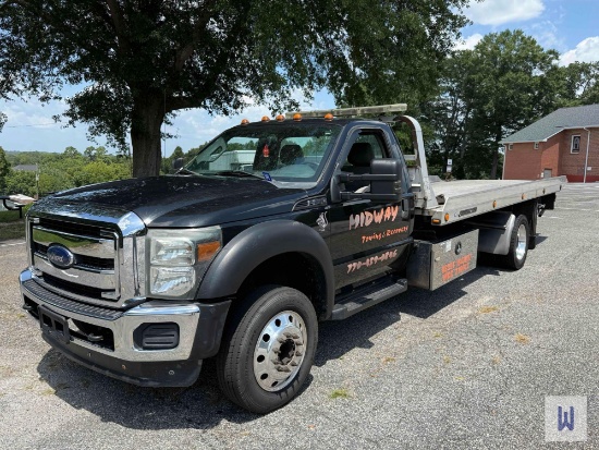 2013 Ford F-550xl Super Duty Flatbed Truck, Vin # 1fduf5gy7deb64794