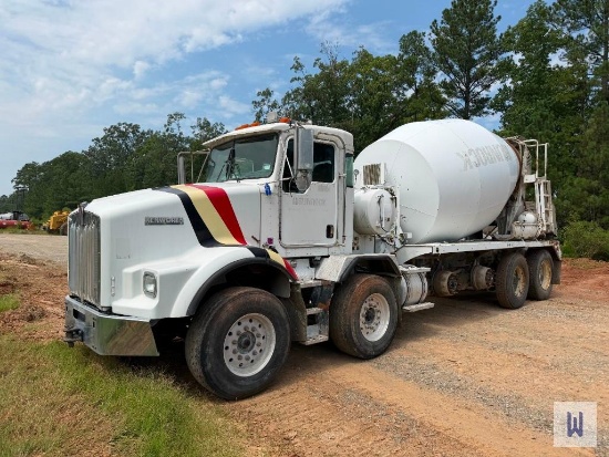 2003 KENWORTH T800 QUAD AXLE MIXER TRUCK, VIN # 1NKDXUTX73J386474