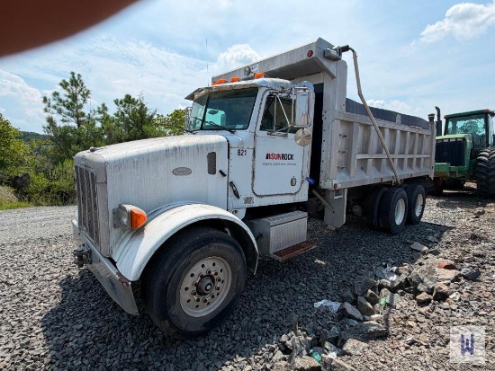 1999 PETERBILT 357 TANDEM AXLE DUMP TRUCK, VIN # 1NPAL00X0XD494185