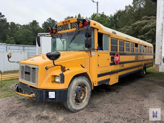 2005 FREIGHTLINER FS65 SCHOOL BUS, VIN-4UZAAXDC75CN02021 **NON-RUNNER**