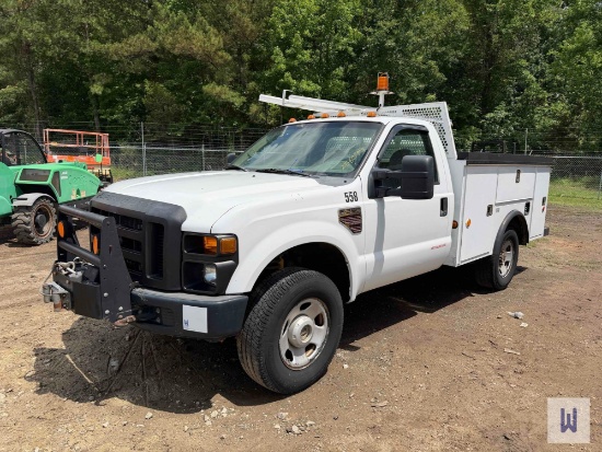 2008 FORD F-350XL SUPER DUTY SERVICE TRUCK, VIN-1FDSF35R98EE12069