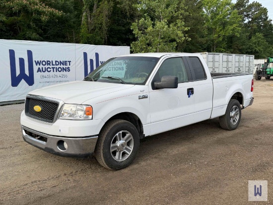2007 Ford F-150xlt Pickup Truck, Vin-1ftpx12v87kc84730