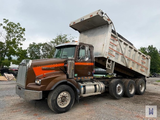 2004 WESTERN STAR 4900SA TRI-AXLE DUMP TRUCK, VIN-5KKMALCKX4PN52050