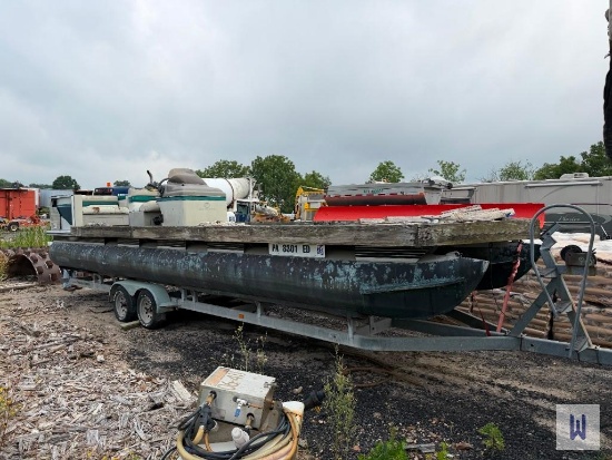 1998 Sun Tracker 30 Barge/Pontoon, Vin-Buj79256j798