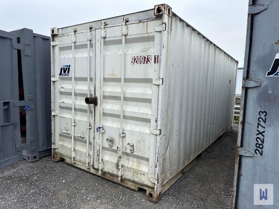 20'x8' SHIPPING CONTAINER W/ MISC FILTERS