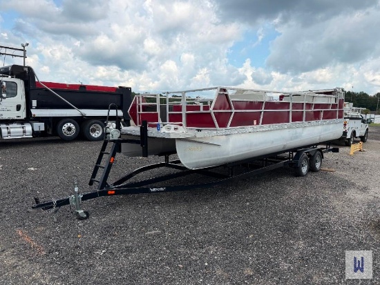 1993 JC MANUFACTURING SUNTOON 24 PONTOON BOAT, VIN-BSV14073J293