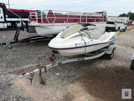 2000 YAMAHA WAVERUNNER SV1200YG JET SKI W/ TRAILER, VIN-YAMC8203H900