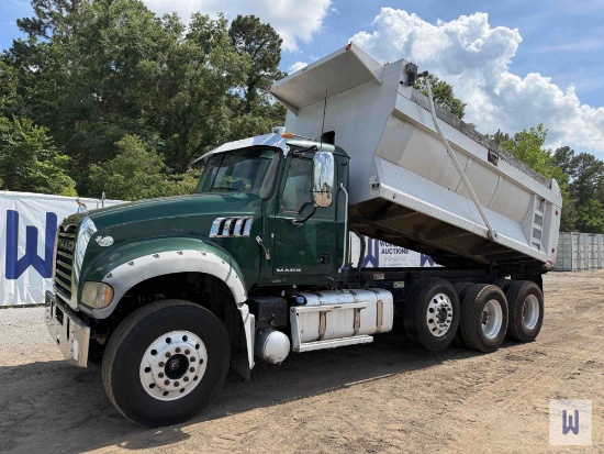 2018 MACK GU713 TRI-AXLE DUMP TRUCK, VIN # 1M2AX04C7JM037301