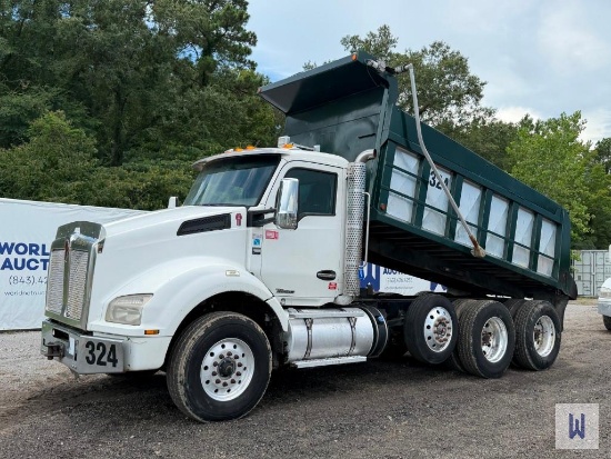 2017 KENWORTH T880 TRI-AXLE DUMP TRUCK, VIN-1NKZLP0X1HJ147064