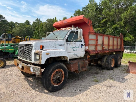 1994 CHEVROLET C70 KODIAK TANDEM AXLE DUMP TRUCK, VIN # 1GBT7H4JXRJ115243 **NON-RUNNER**
